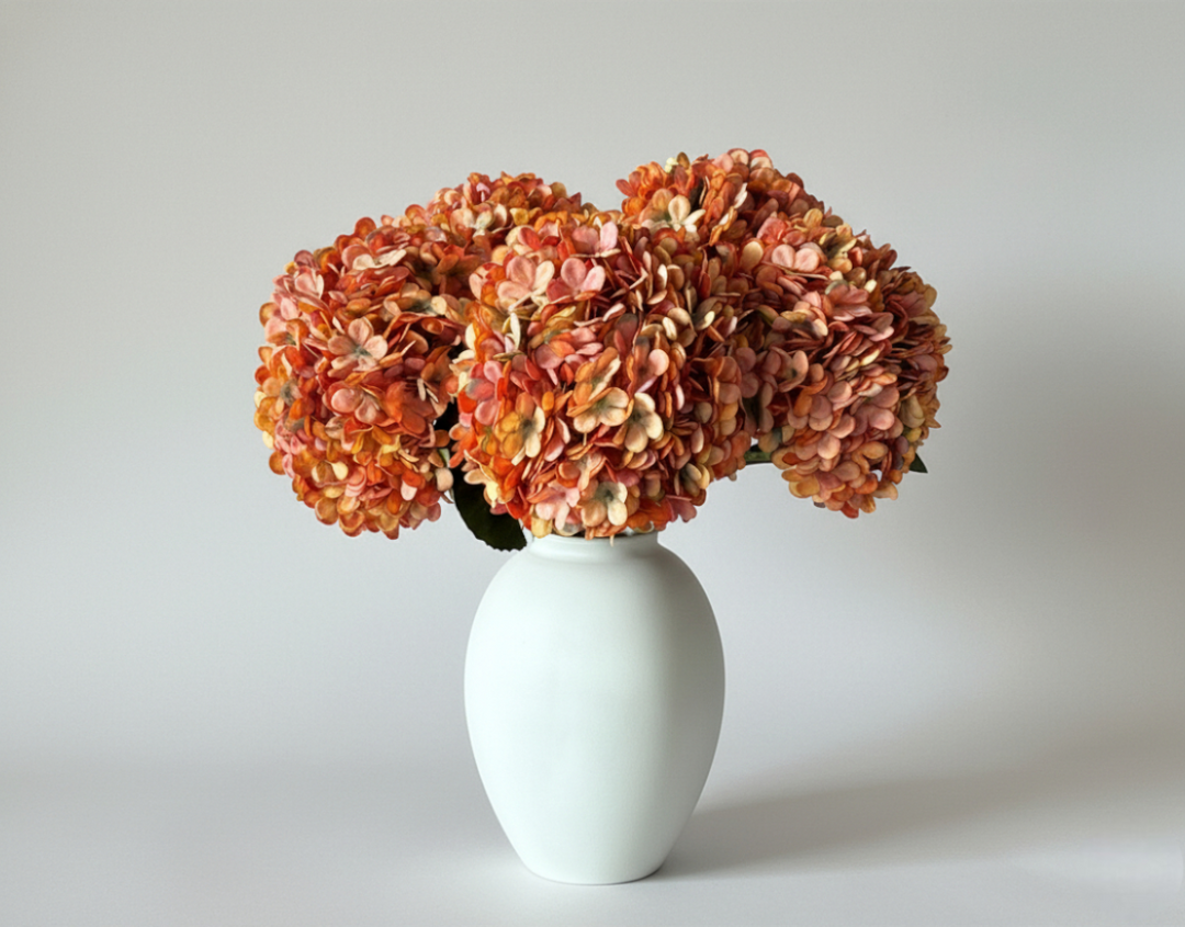 Faux Silk Hydrangea - Sunset - Luv Sola Flowers
