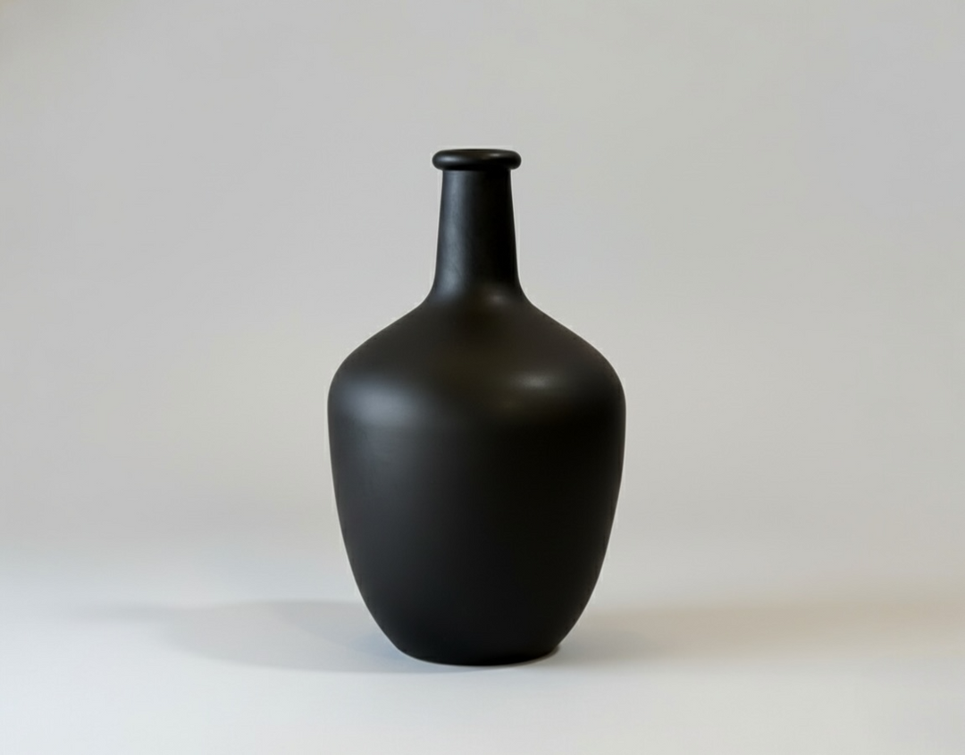 Jade Vase - Matte Black - Luv Sola Flowers