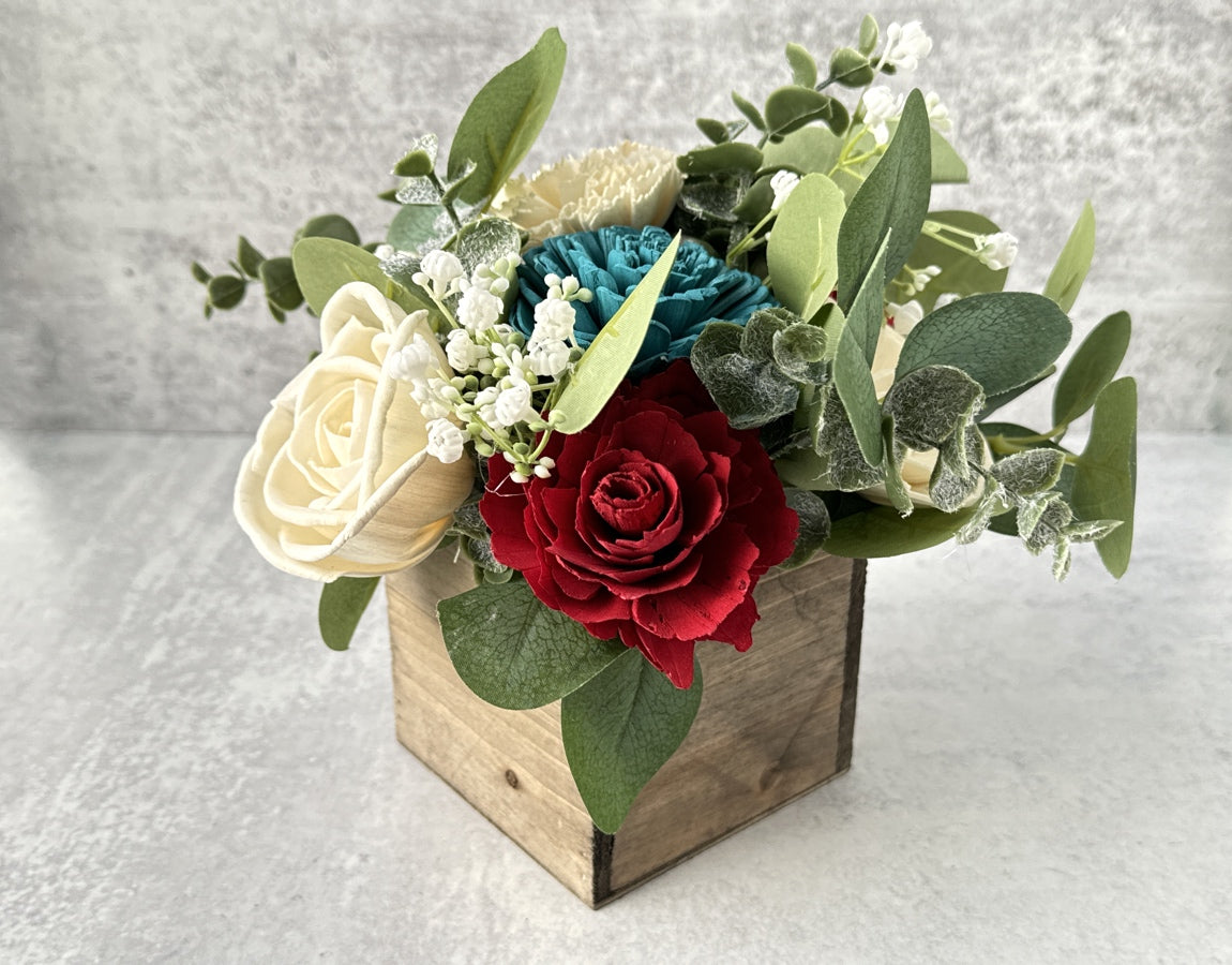 Sola Wood Flowers - Modern and Bright Wood Box - Luv Sola Flowers