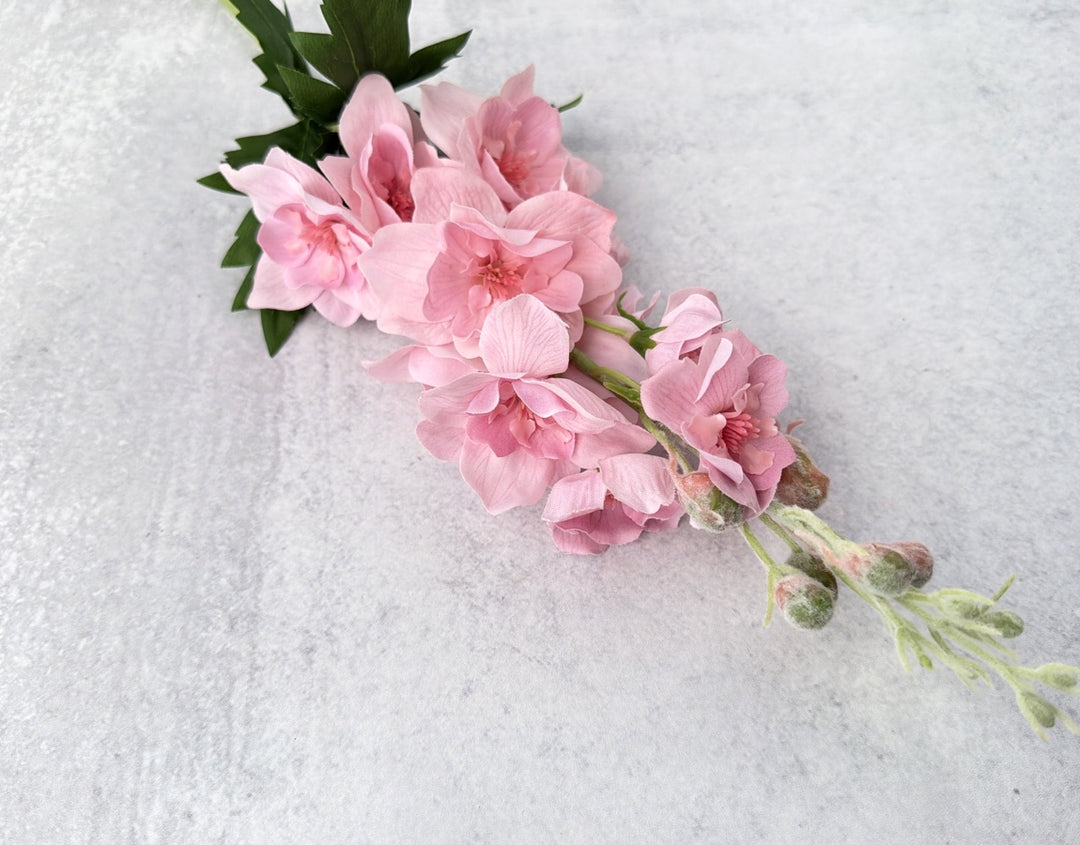 Real Touch Delphinium - Soft Pink - Luv Sola Flowers - Faux Filler