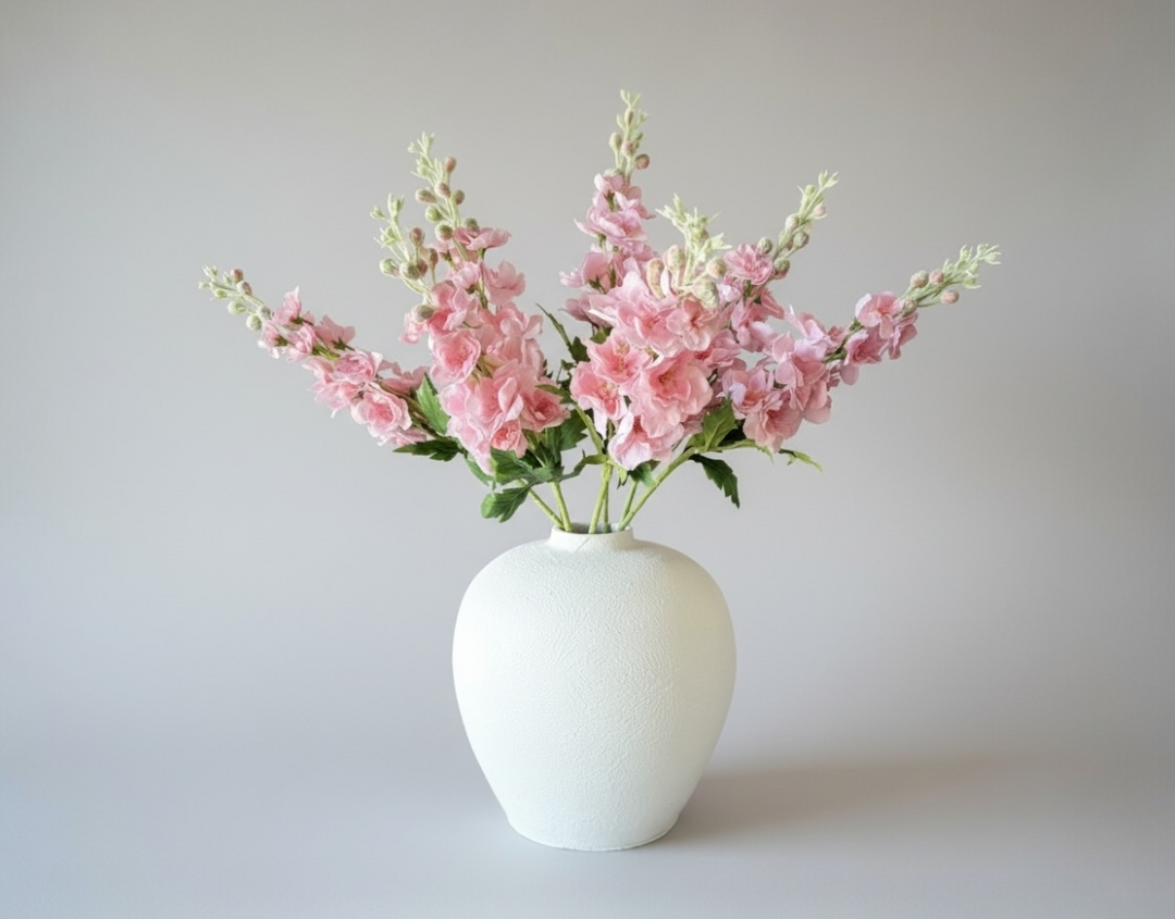 Real Touch Delphinium - Soft Pink - Luv Sola Flowers - Faux Filler