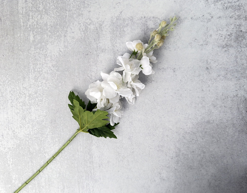 Real Touch Delphinium - White - Luv Sola Flowers - Faux Filler
