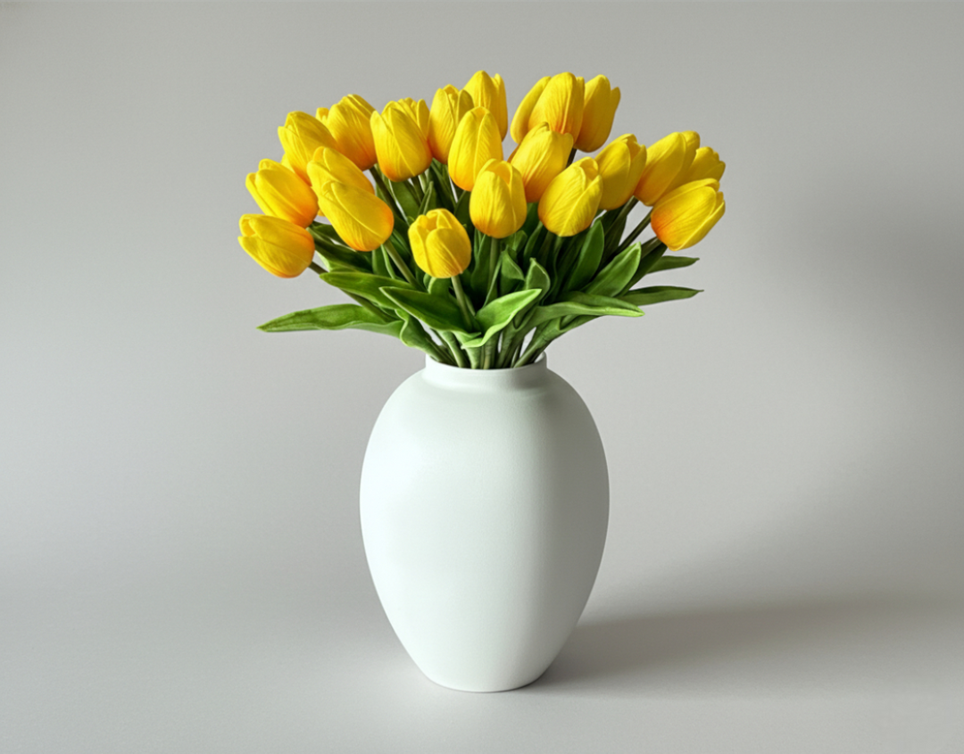 Real Touch Mini Tulip - Golden Yellow - Luv Sola Flowers