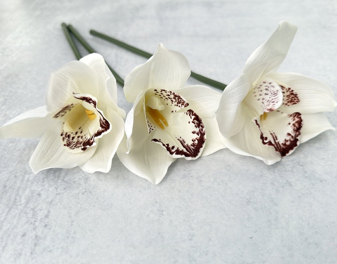 Real Touch Orchid - White - Luv Sola Flowers - Faux Filler