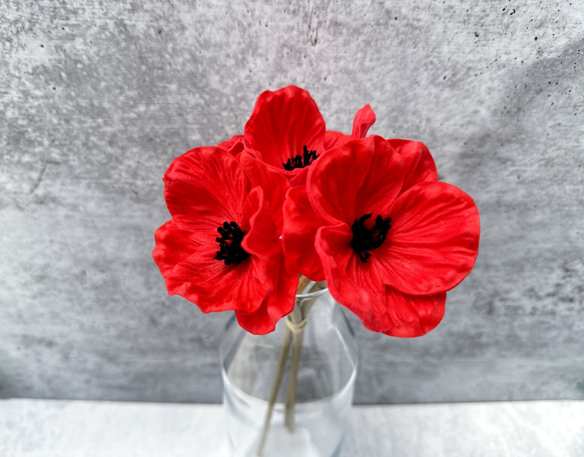 Real Touch Poppy - Luv Sola Flowers - Faux Filler