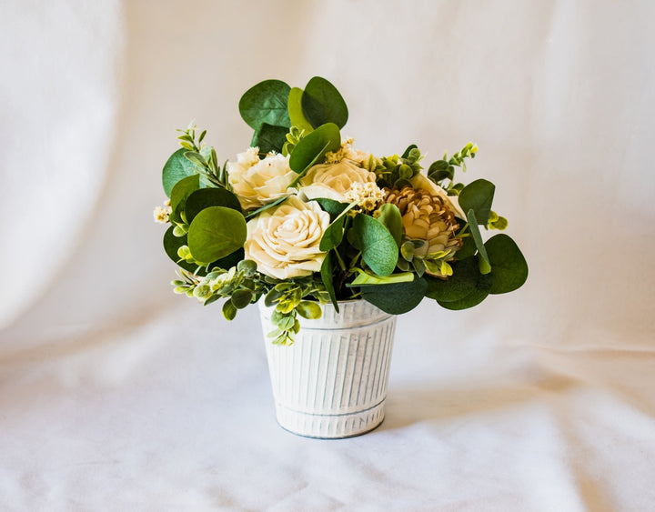 Sola Wood Flowers - Rustic Raw Tin - Luv Sola Flowers