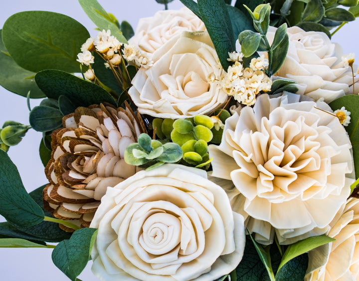 Sola Wood Flowers - Rustic Raw Tin - Luv Sola Flowers