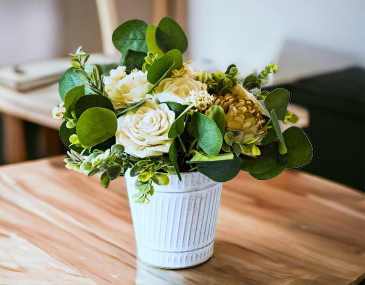 Sola Wood Flowers - Rustic Raw Tin - Luv Sola Flowers