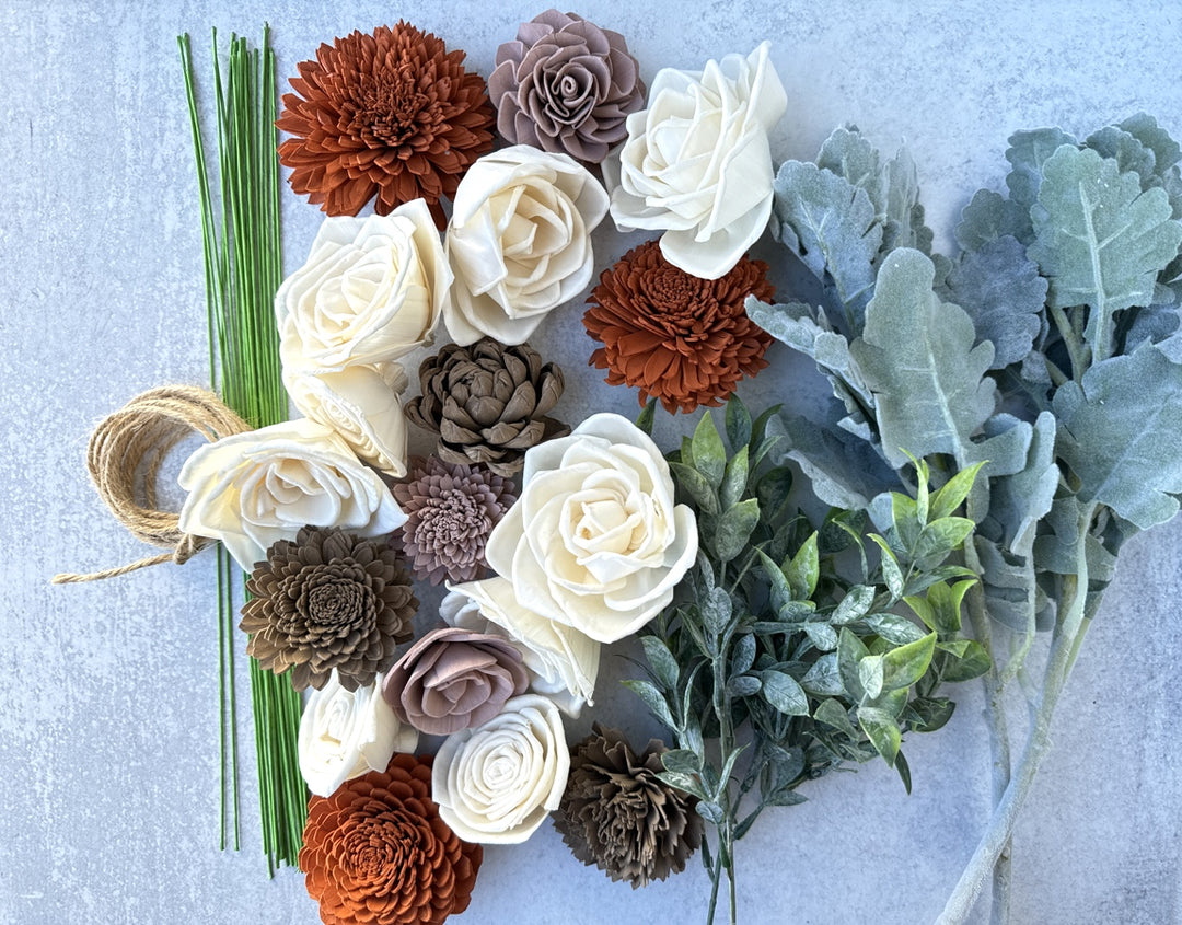 Sola Wood Flowers - Rustic Romance Bouquet - Luv Sola Flowers