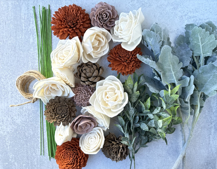 Sola Wood Flowers - Rustic Romance Bouquet - Luv Sola Flowers