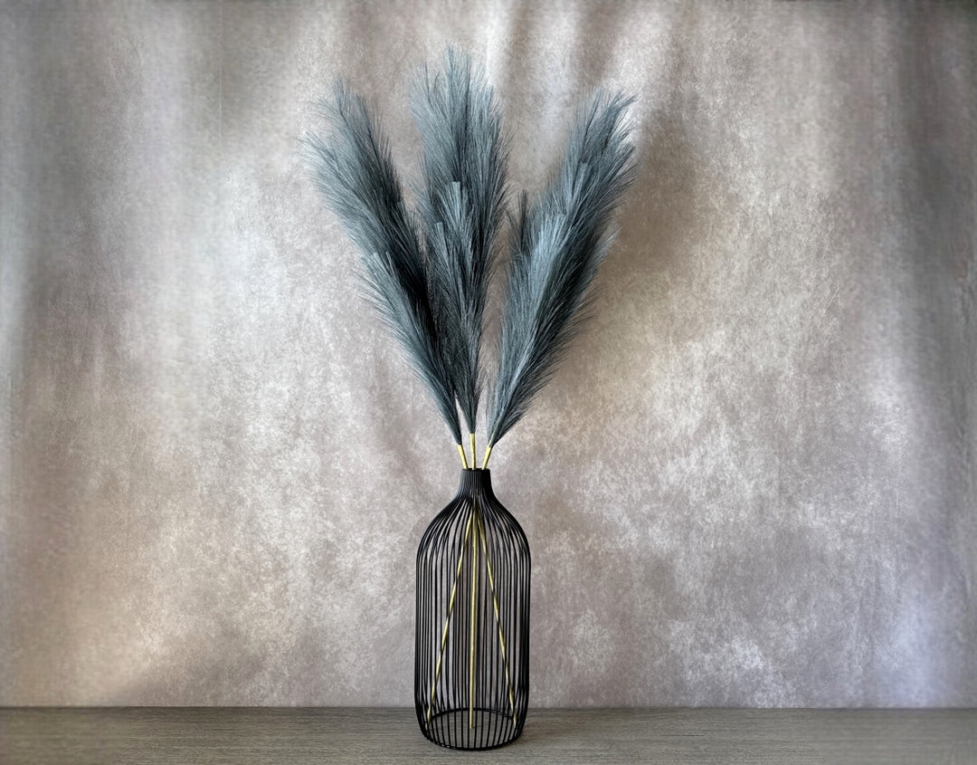 Tall Faux Pampas Grass - Blue Gray - Luv Sola Flowers