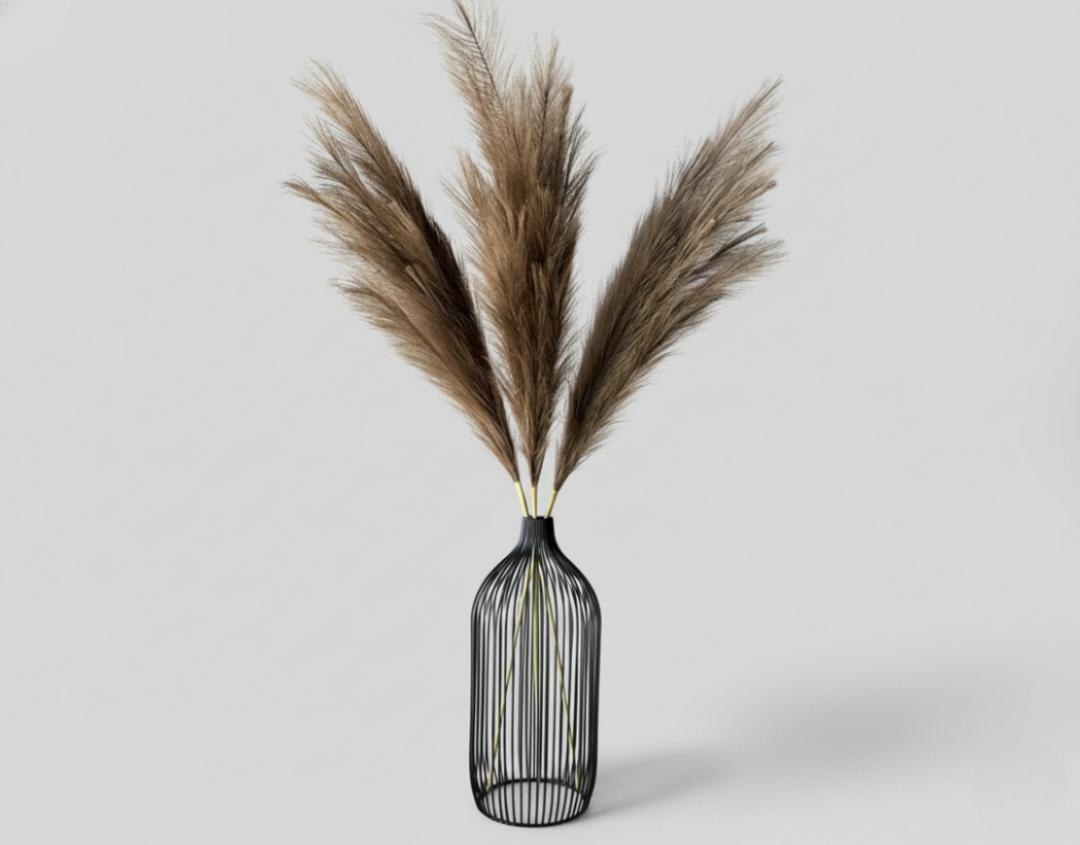 Tall Faux Pampas Grass - Brown - Luv Sola Flowers