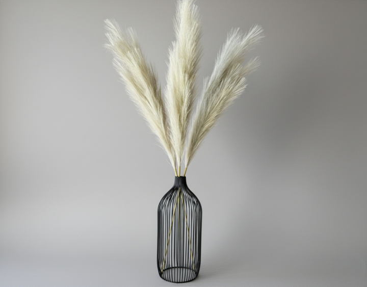 Tall Faux Pampas Grass - Cream - Luv Sola Flowers
