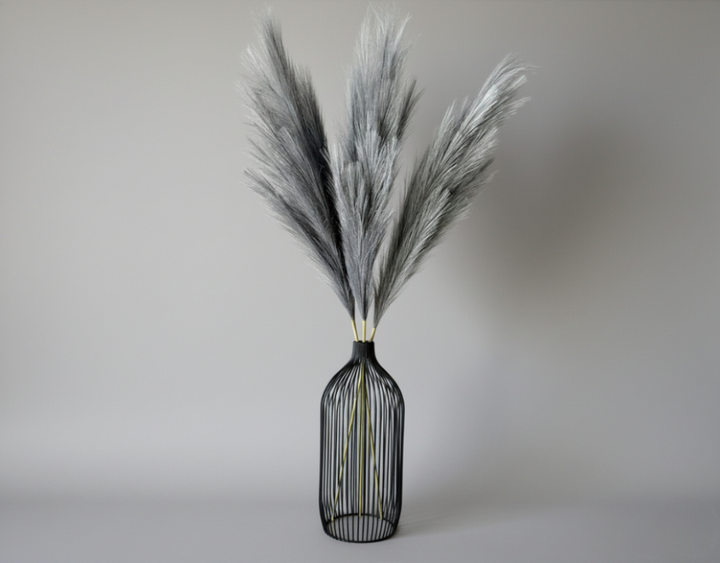 Tall Faux Pampas Grass - Gray - Luv Sola Flowers