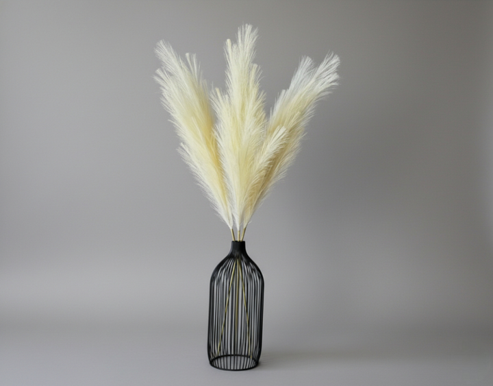 Tall Faux Pampas Grass - Ivory - Luv Sola Flowers