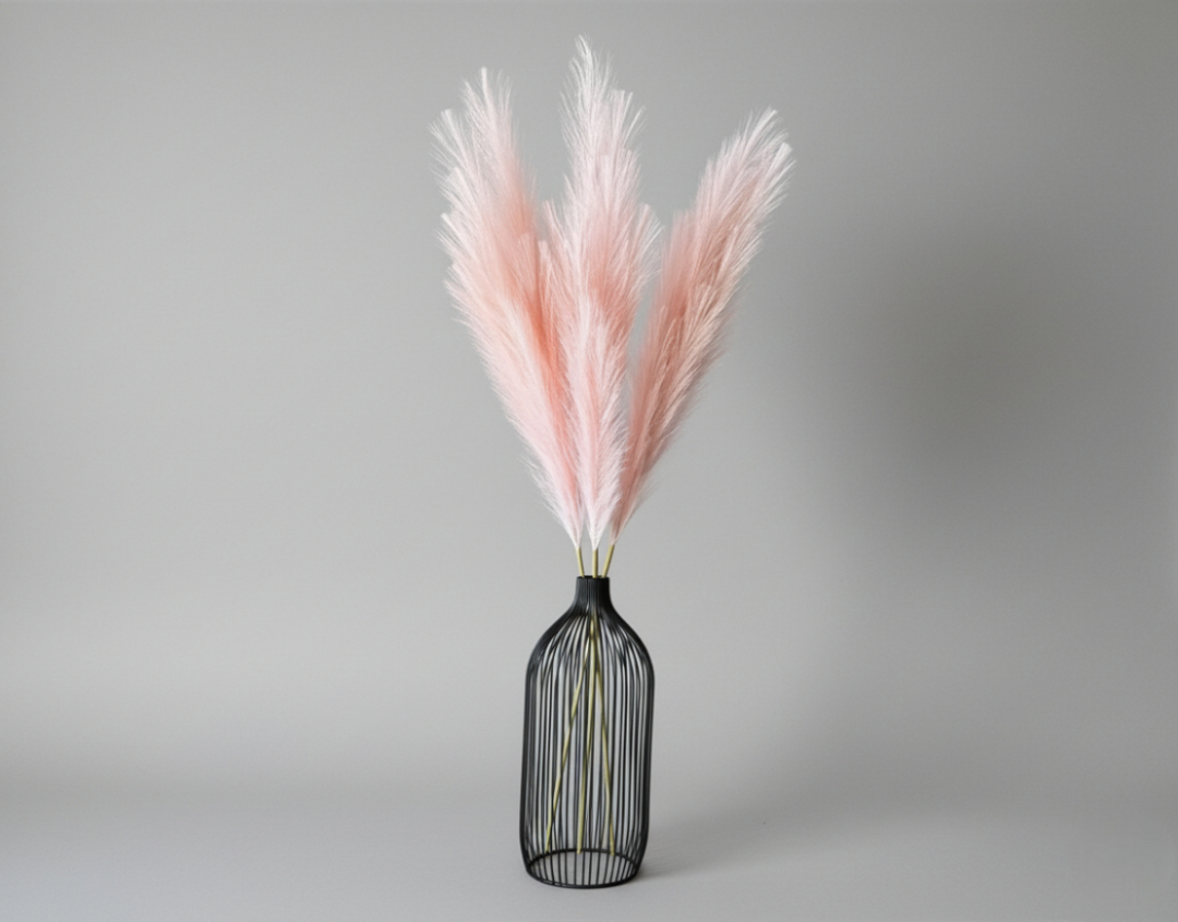 Tall Faux Pampas Grass - Plush Pink - Luv Sola Flowers