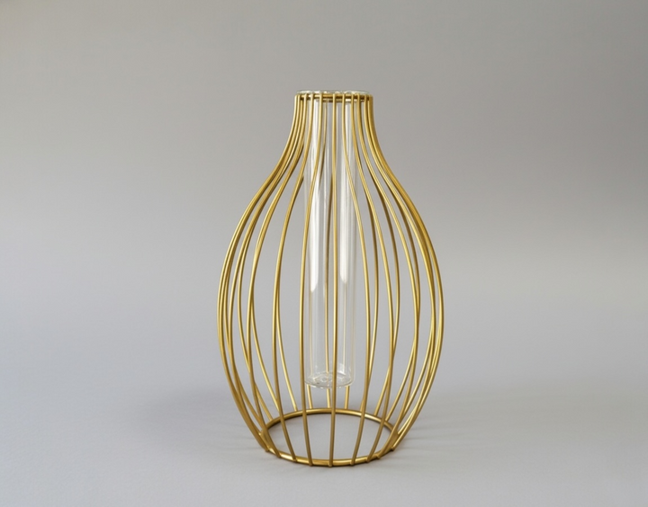 Zara Vase - Gold - Luv Sola Flowers