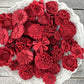 Sola Wood Flowers - Ruby Red Dyed Flowers - Luv Sola Flowers