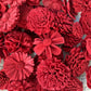 Sola Wood Flowers - Ruby Red Dyed Flowers - Luv Sola Flowers