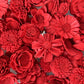 Sola Wood Flowers - Cherry Red Dyed Flowers - Luv Sola Flowers