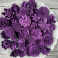 Sola Wood Flowers - Plum Dyed Flowers - Luv Sola Flowers