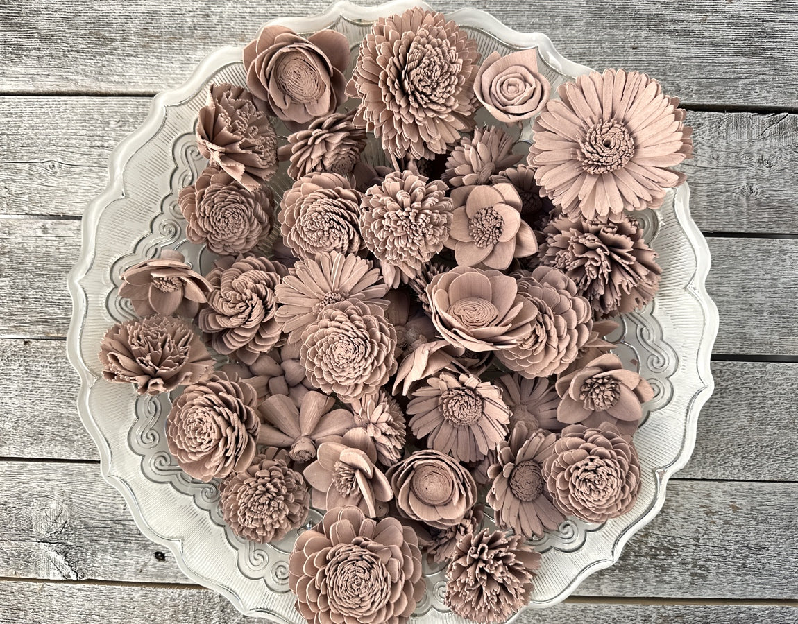 Sola Wood Flowers - Dusty Rose Dyed Flowers - Luv Sola Flowers