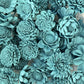 Sola Wood Flowers - Teal Dyed Flowers - Luv Sola Flowers