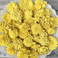 Sola Wood Flowers - Sunny Yellow Dyed Flowers - Luv Sola Flowers