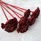 Cedar Rose Red - Luv Sola Flowers - Dried Botanicals