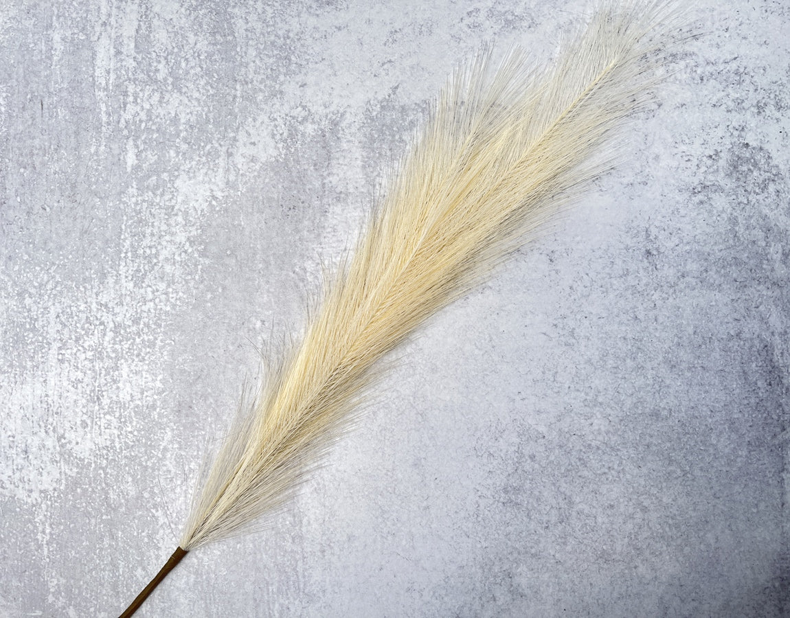 Ivory Faux Pampas Grass - Luv Sola Flowers - Faux Filler