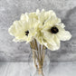 Real Touch White Anemone - Luv Sola Flowers - Faux Filler