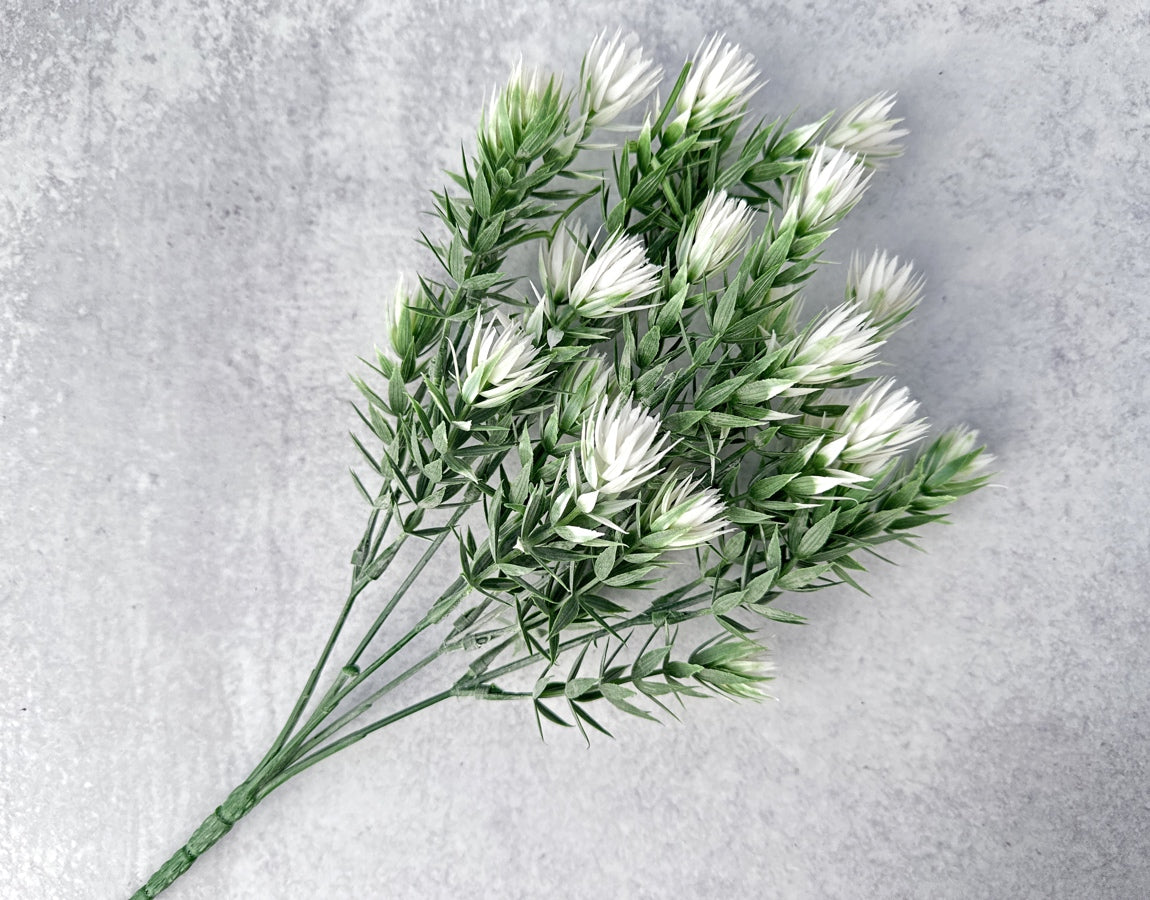 White Conebush Thistle - Luv Sola Flowers - Faux Filler